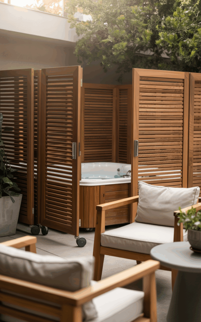 Mount Rolling Privacy Panels for Flexibility