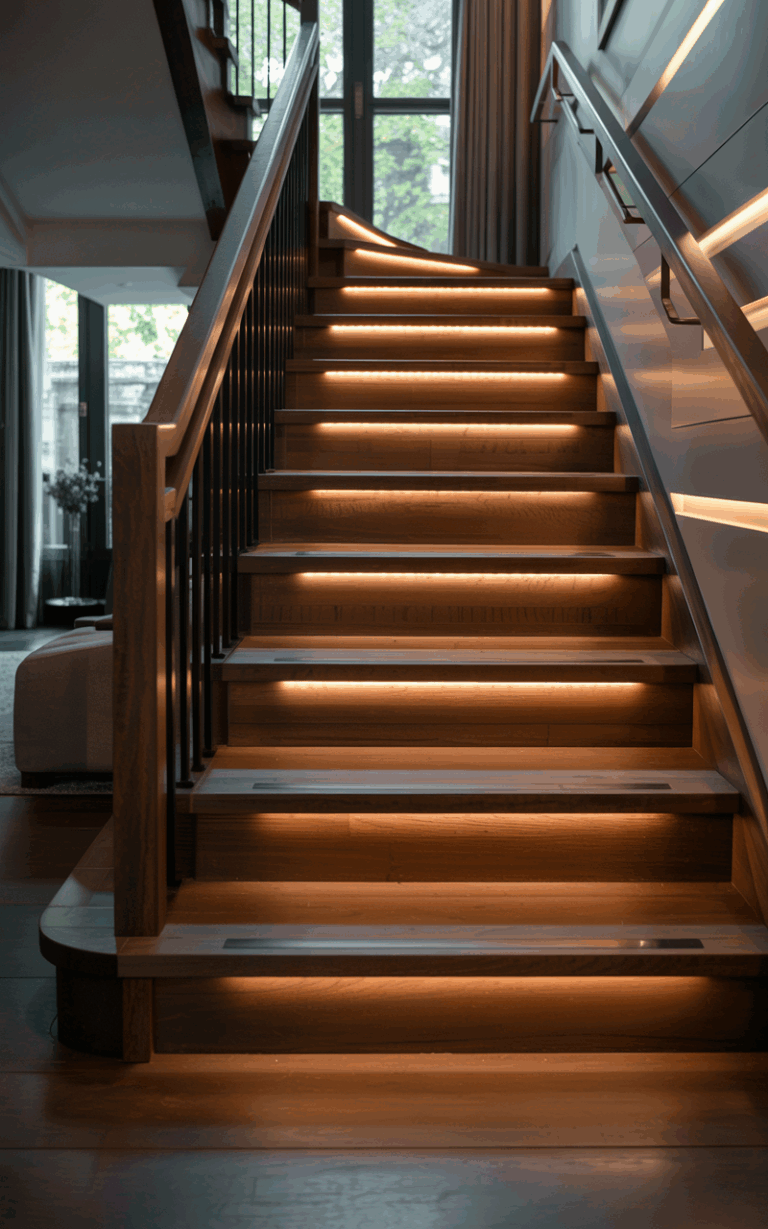 Underlit Railing 17 Staircase Railing Ideas That Instantly Elevate Your Home – My Modern ...