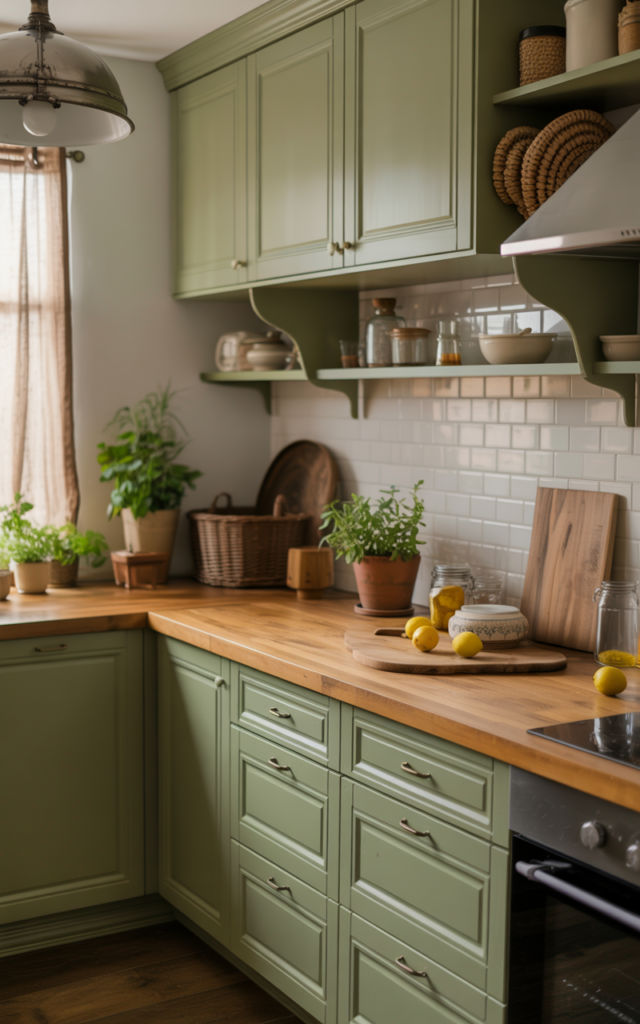 Paint Your Cabinets a Soft, Unexpected Color