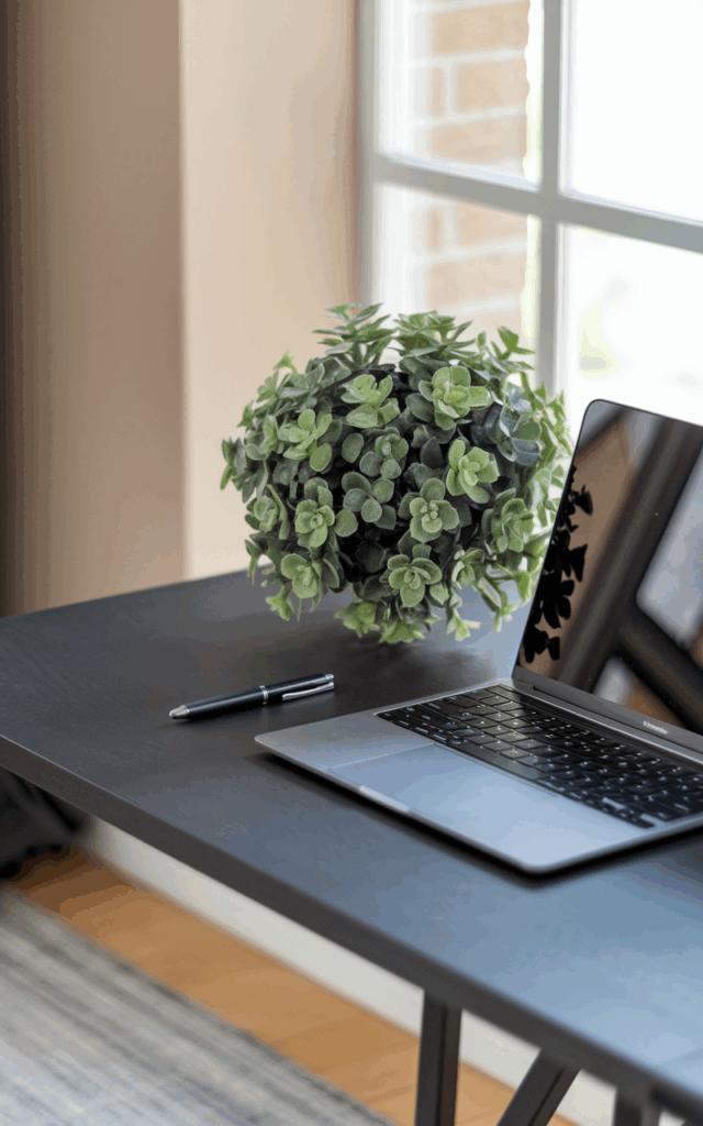 Place a plant near your workspace for productivity