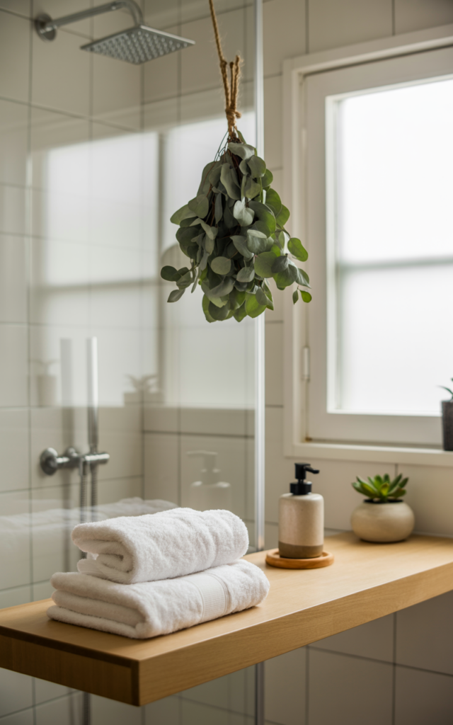 Refresh Bathroom Decor with Crisp White Towels