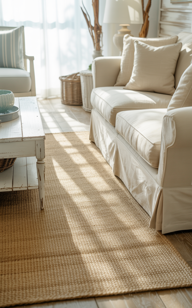 Replace Dark Rugs with Light, Airy Alternatives