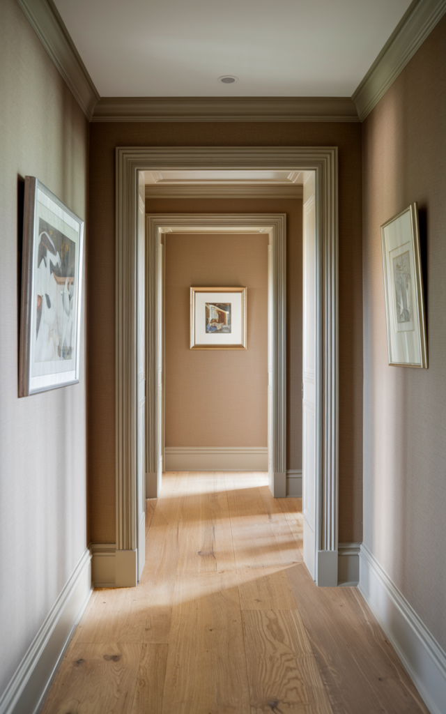 Soften trim using Greek Villa