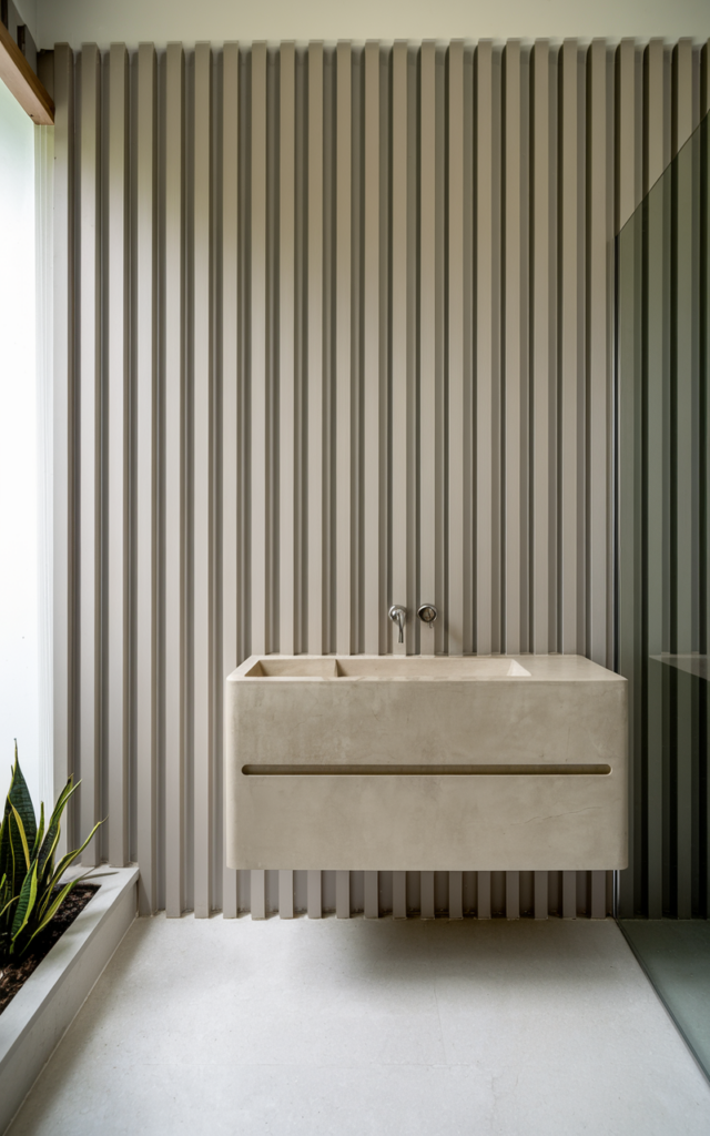 Use Narrow Battens for a Modern Twist