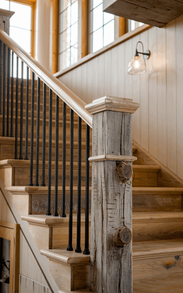 Use reclaimed wood for rustic charm.