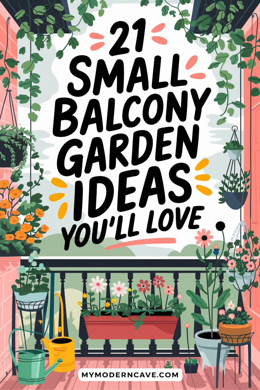 21 Small Balcony Garden Ideas That Make Every Inch Count 🌿 – My Modern Cave