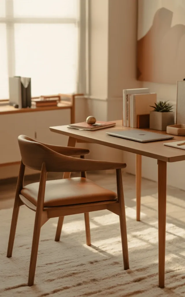 Add a soft rug under your desk