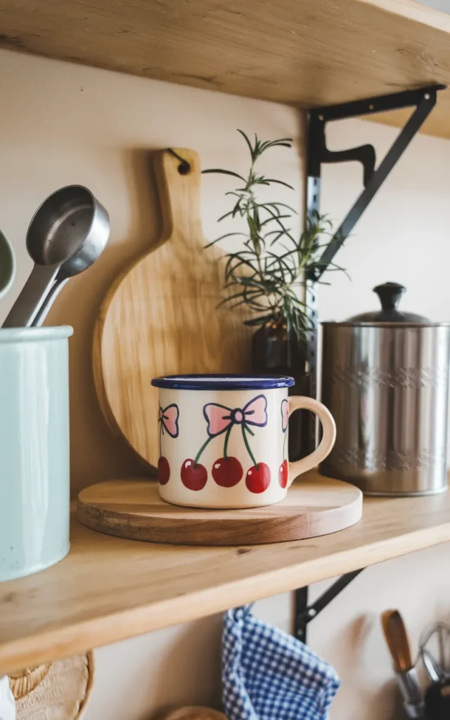 Add cute cherries and bows 🍒🎀