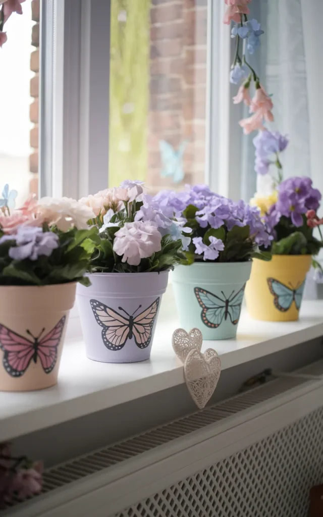 Add hand-painted butterflies 🦋