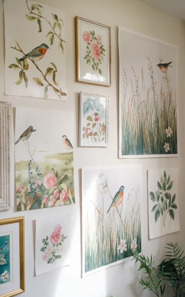 Add nature-inspired artwork 🐦🌿