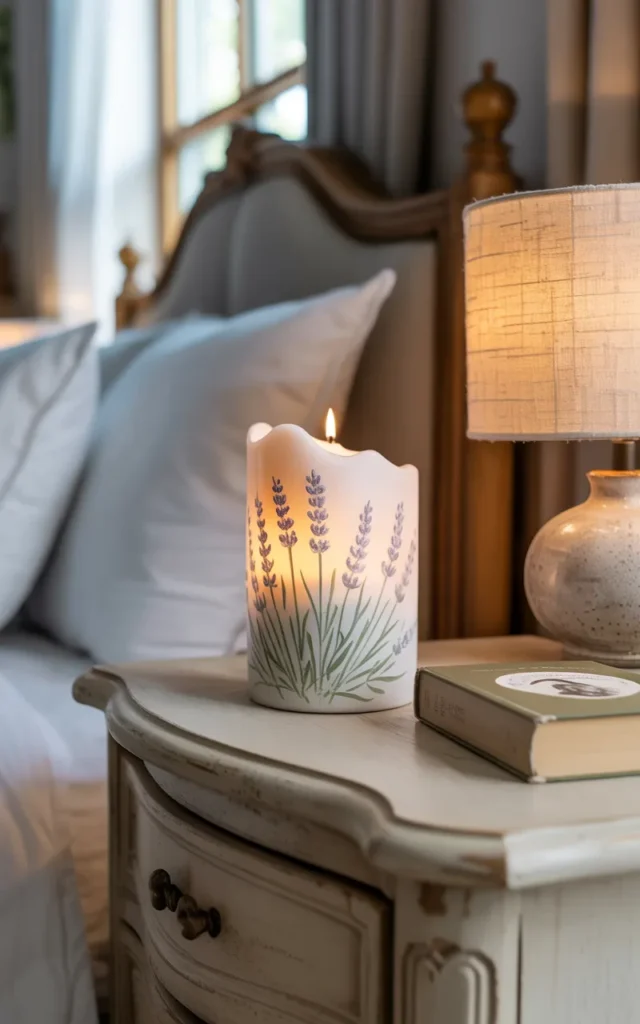 Add soft lavender sprigs for calming vibes 💜