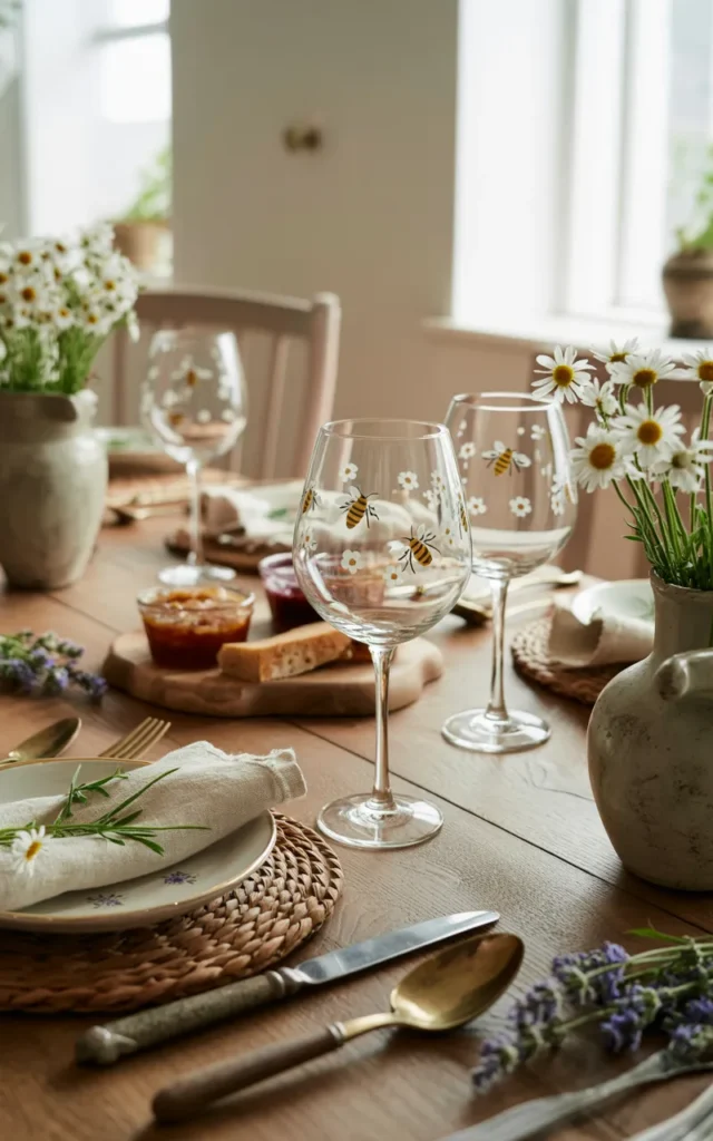 Add tiny bees and wildflowers 🐝🌼