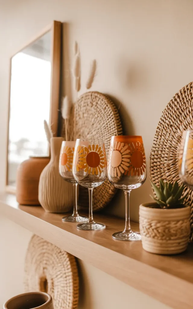 Create a boho sun motif ☀️