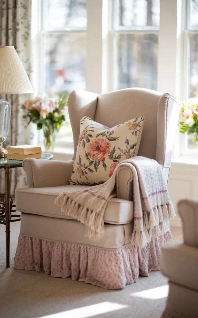 Create a spring reading corner 📚🌷