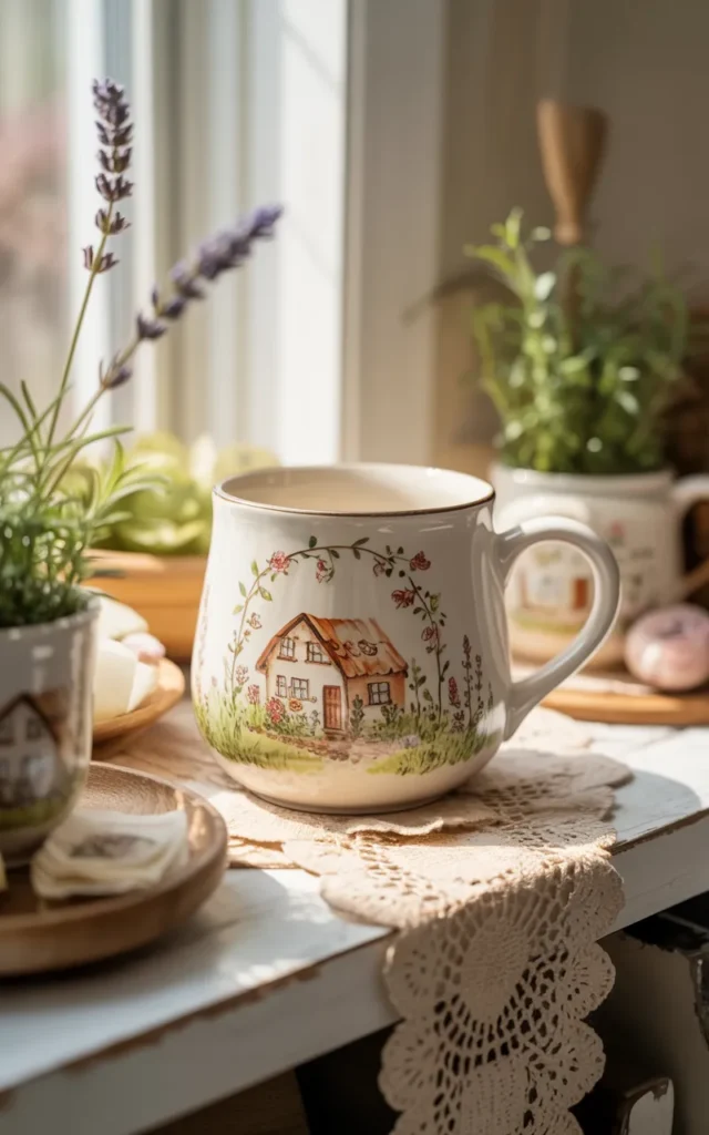 Create a tiny cottage house scene 🏡🌿