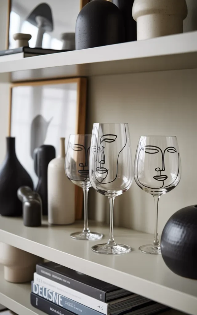 Create minimalist line art faces 🖤