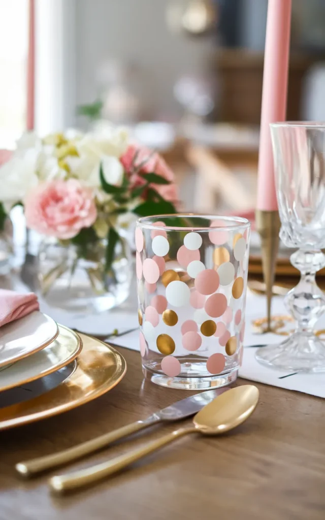 Create playful polka dots in mixed sizes ⚪