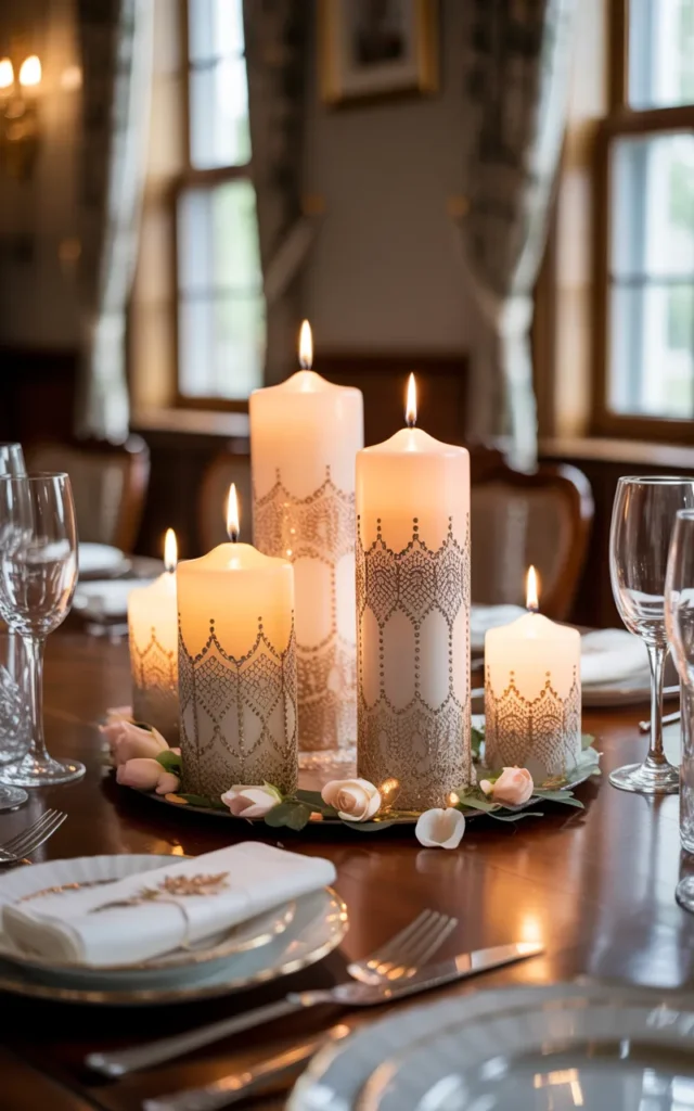 Create vintage lace-inspired patterns 🤍