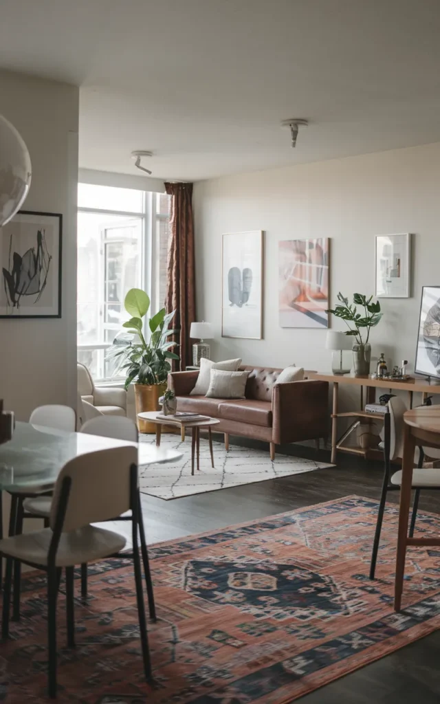 Create zones in an open-plan space