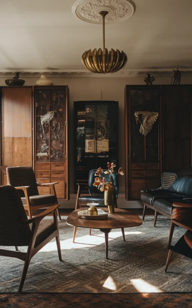 Finish with a dramatic statement chandelier in the main living room