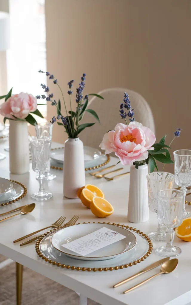 Finish with a fresh seasonal scent candle 🌿