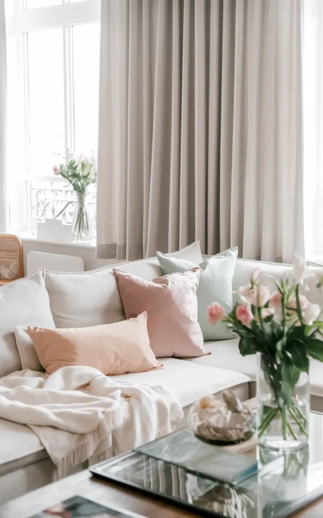 Open the space with less clutter and more breathing room 🌿☀️