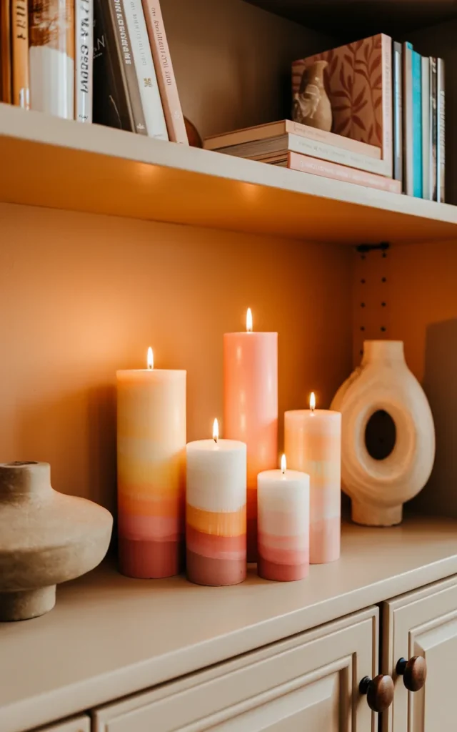 Paint soft ombré sunset blends 🌅