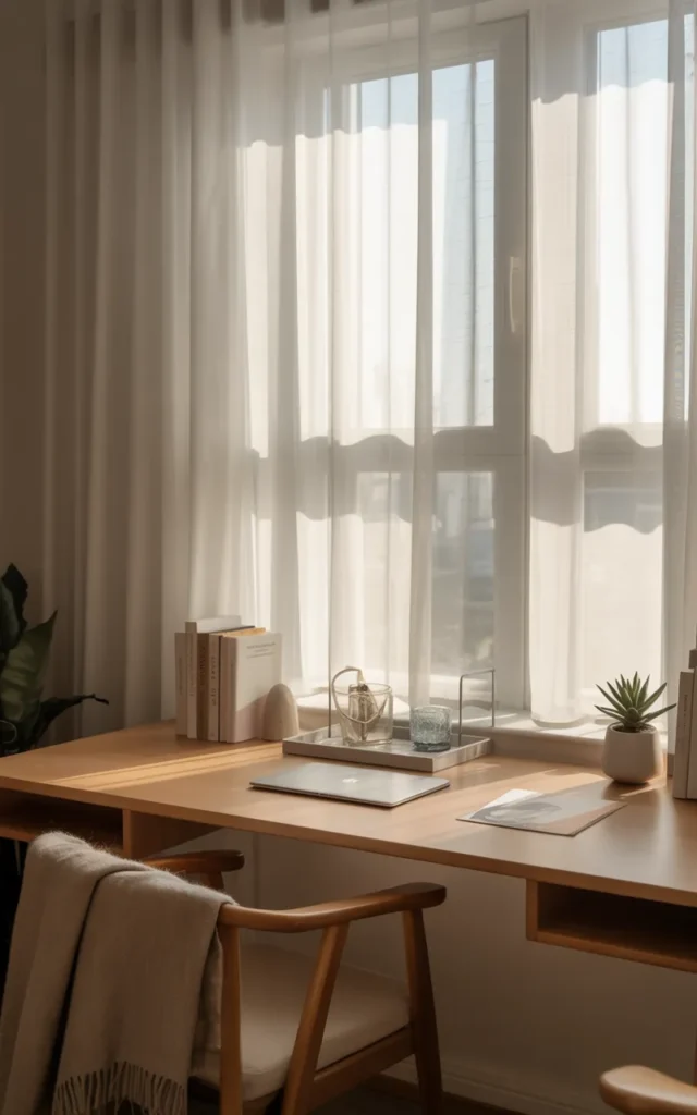 Place your desk near natural light
