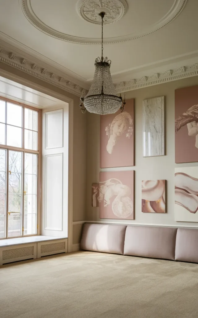 Use Muted Artwork and Classical Prints