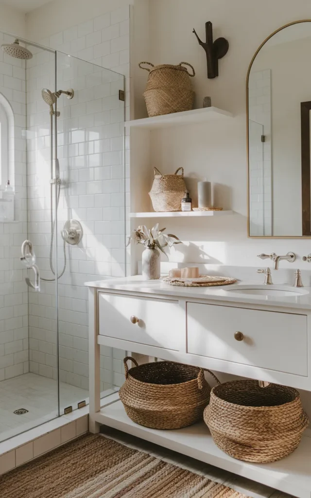 Use Woven Baskets for Storage