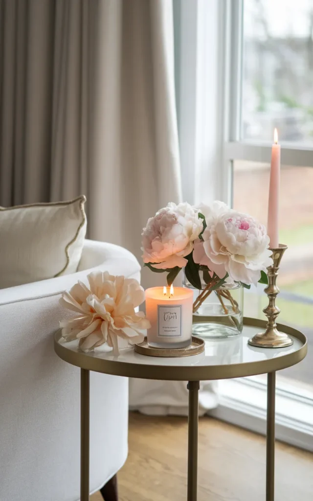 Use scented candles with floral notes 🕯️