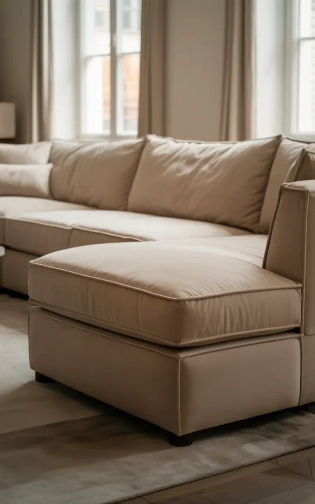 Add a chaise for extra comfort
