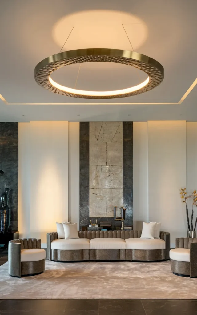 Add a statement ceiling light fixture