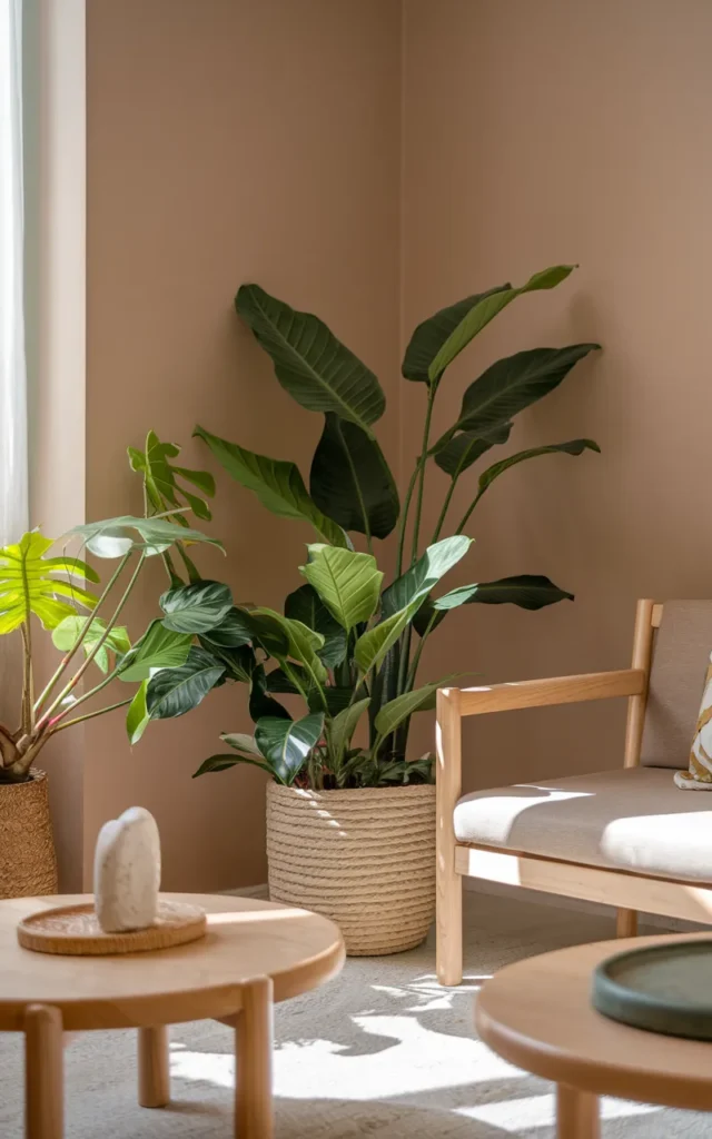 Add plants for life without clutter