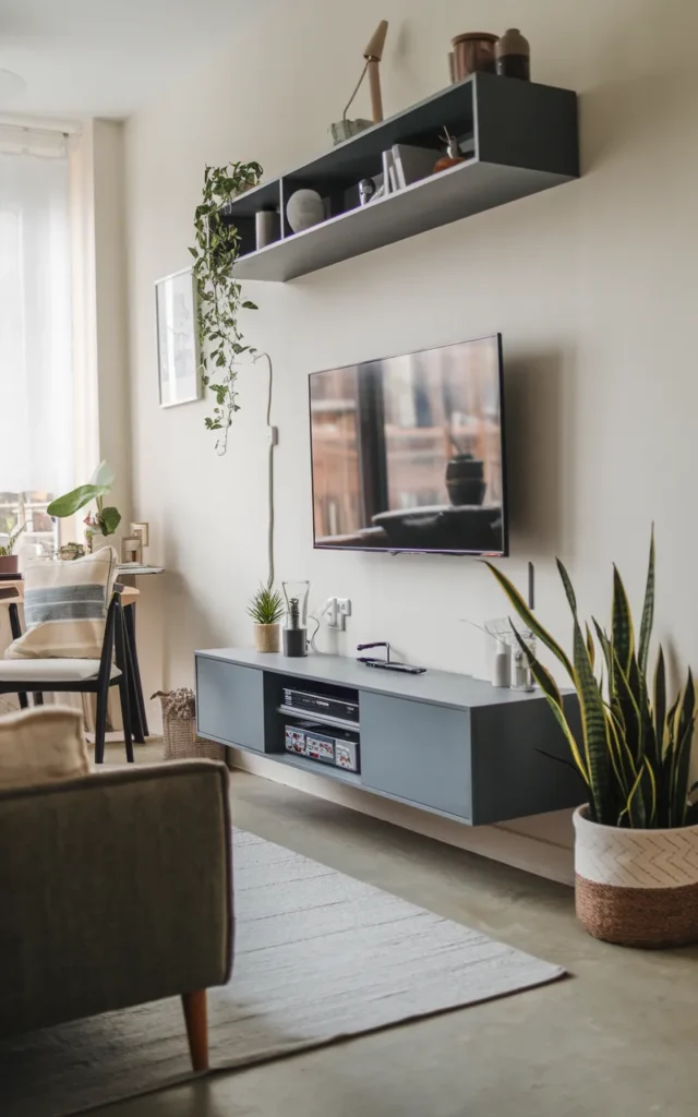 Choose a wall-mounted TV unit