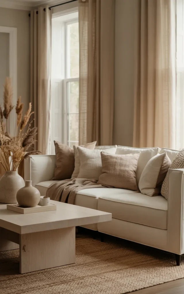 Create a tonal color scheme for a calming effect
