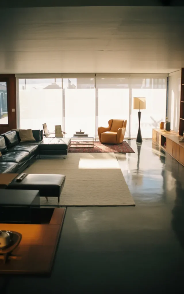 Create zones within your living room
