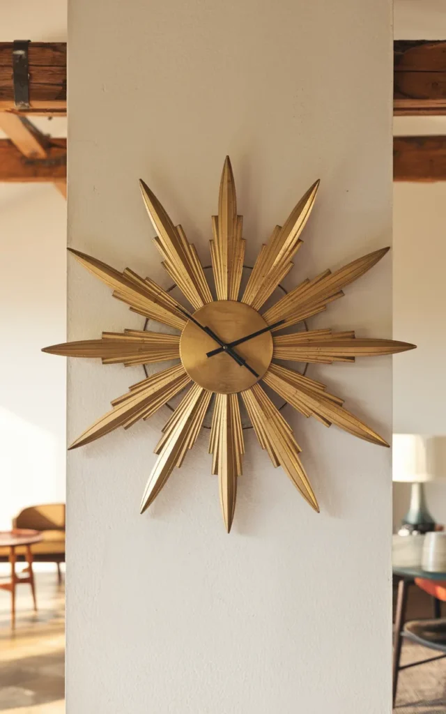Display a vintage clock or retro accessory ⏰
