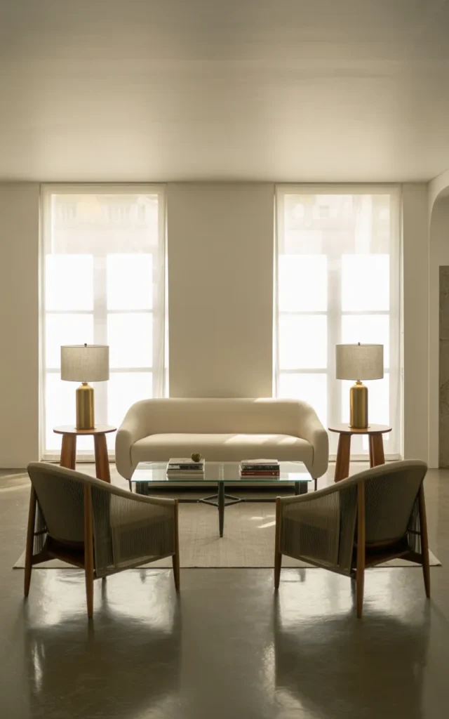 Embrace symmetry for a calm, balanced feel