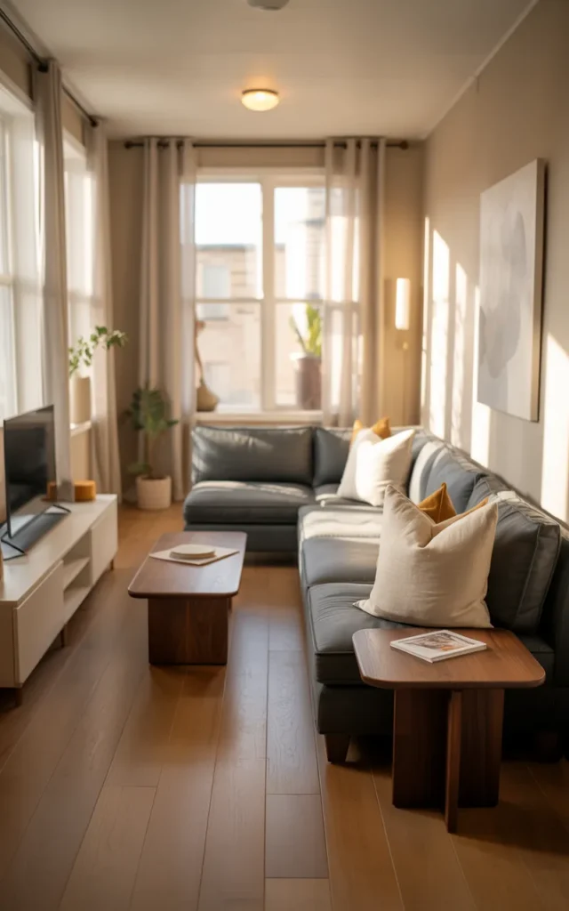 Keep furniture proportional to the room