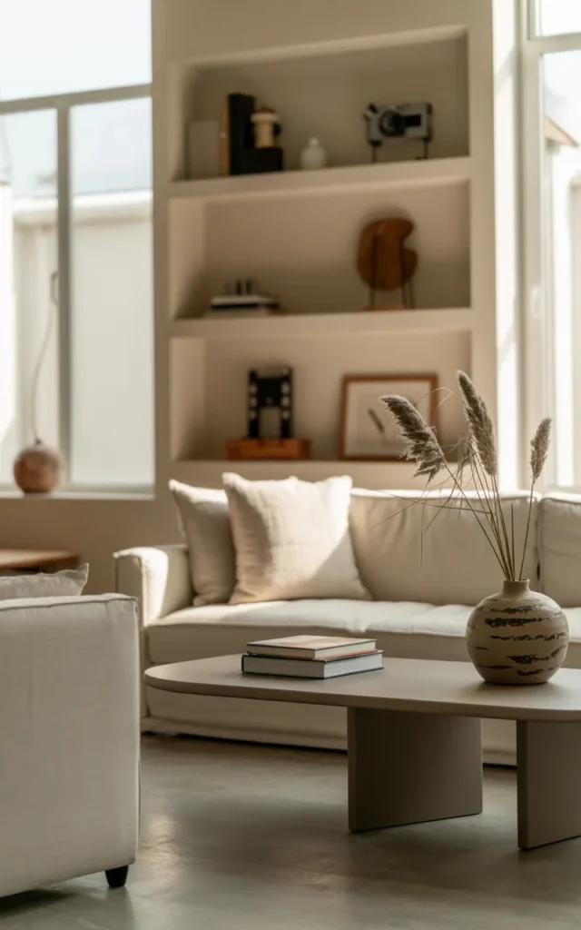 Limit your décor to a few meaningful pieces