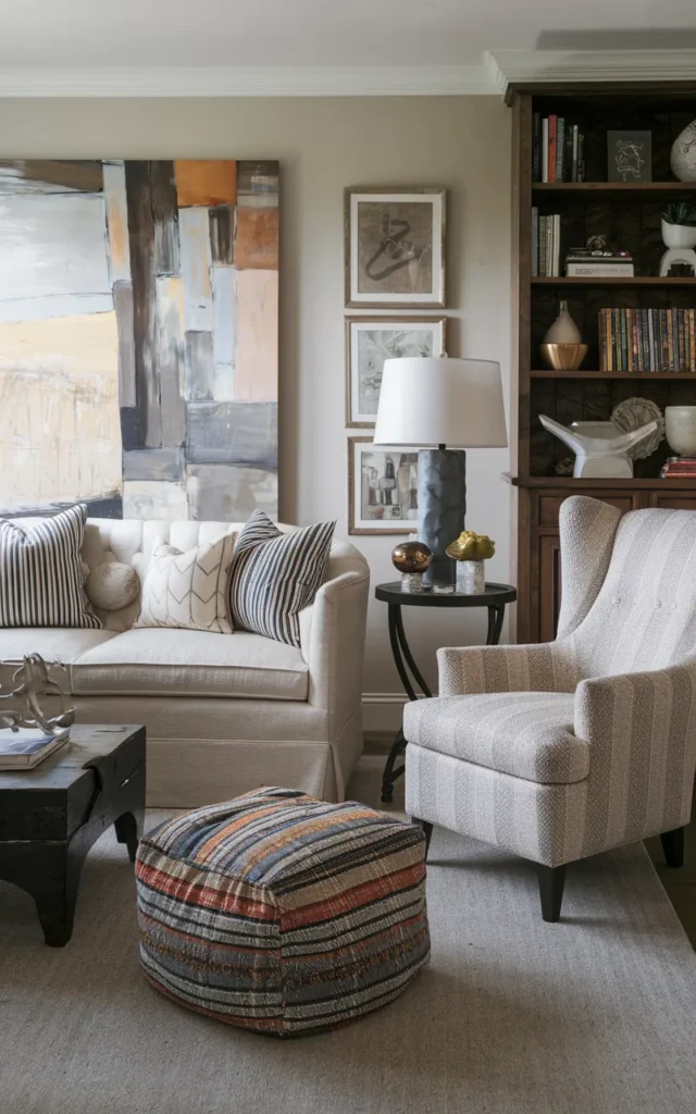 Mix different seating styles