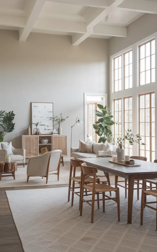 Stick to a calm, consistent color story