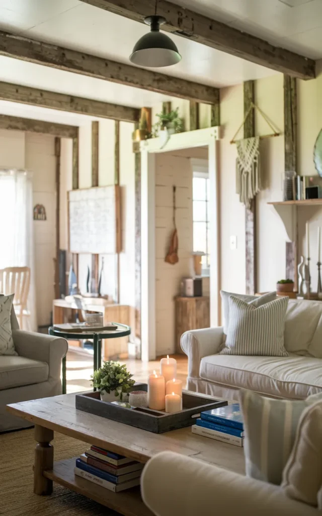 Style a tray on your coffee table