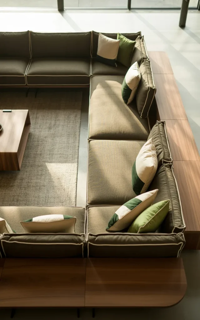 Try modular sofas for flexibility