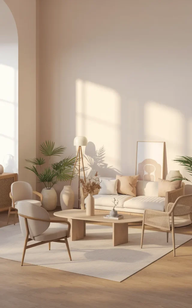 Use neutral tones as your base palette