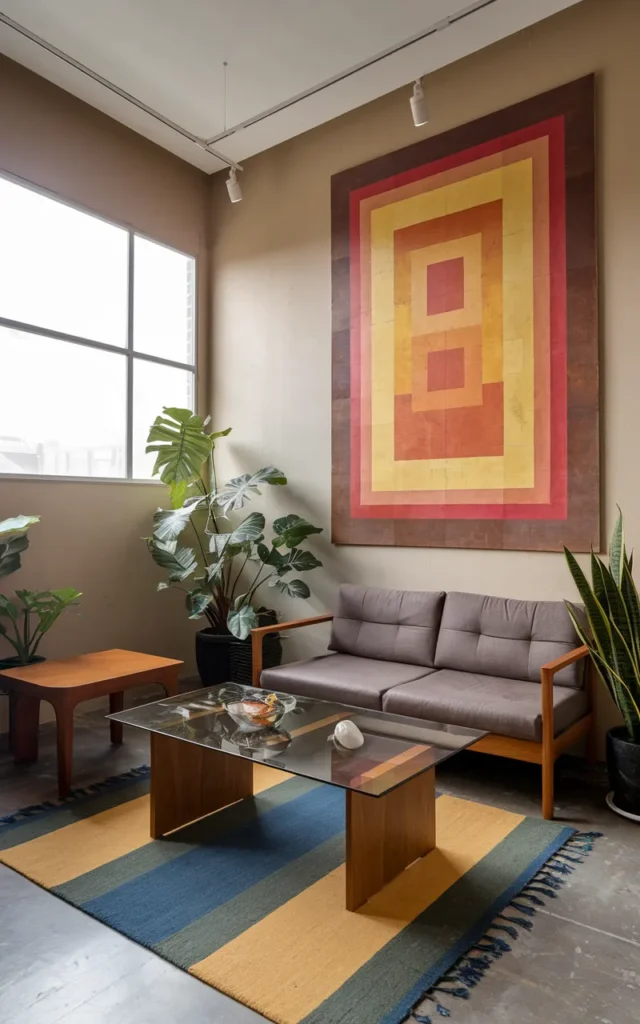 Add a large artwork instead of a gallery wall