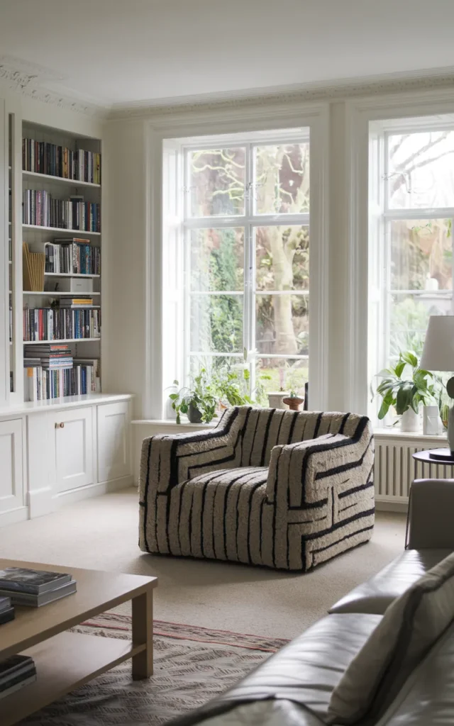 Add a statement chair for contrast