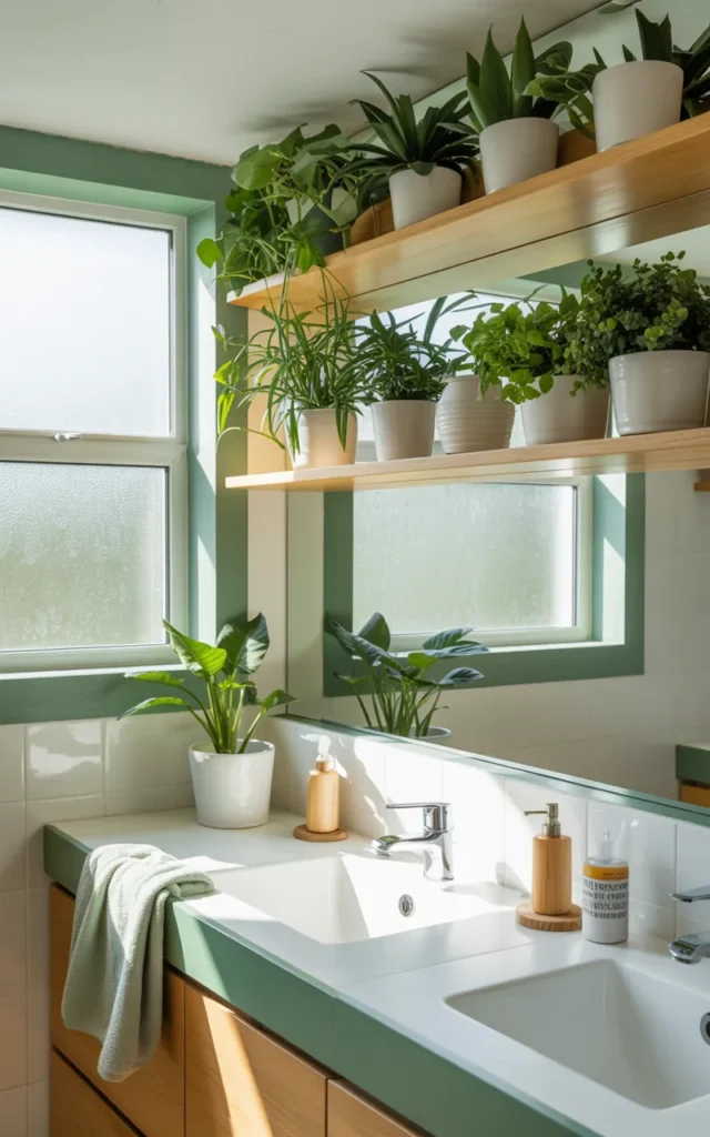 Add greenery that survives humidity beautifully
