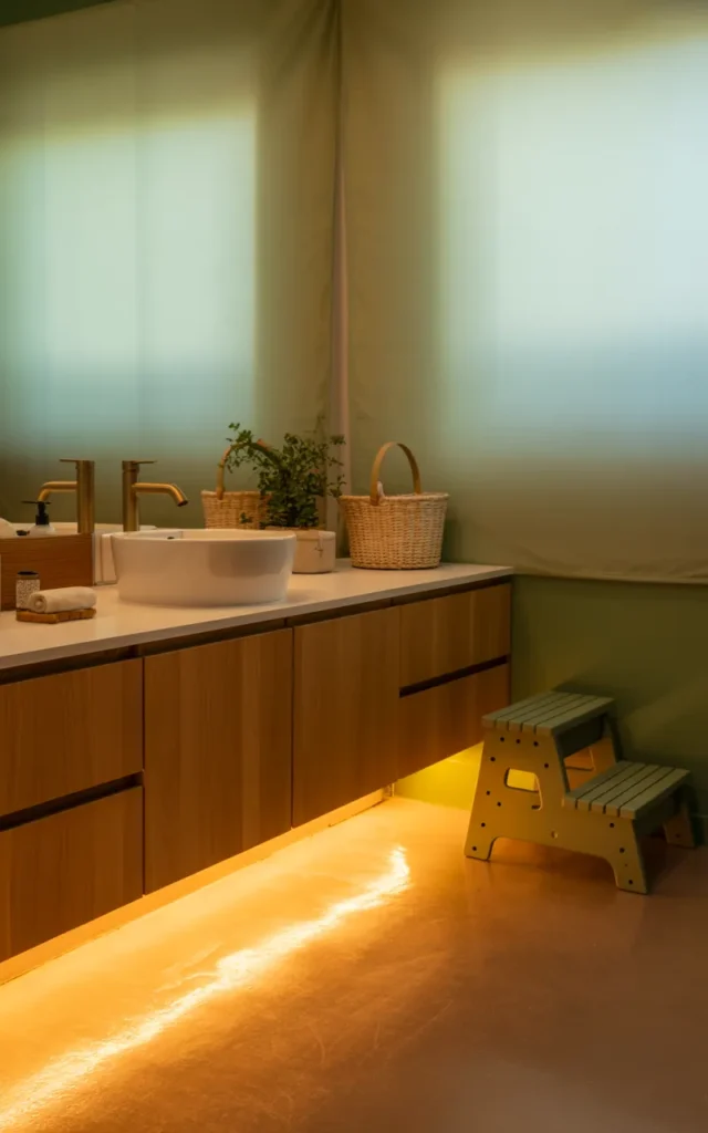 Add nightlights for easier bedtime routines